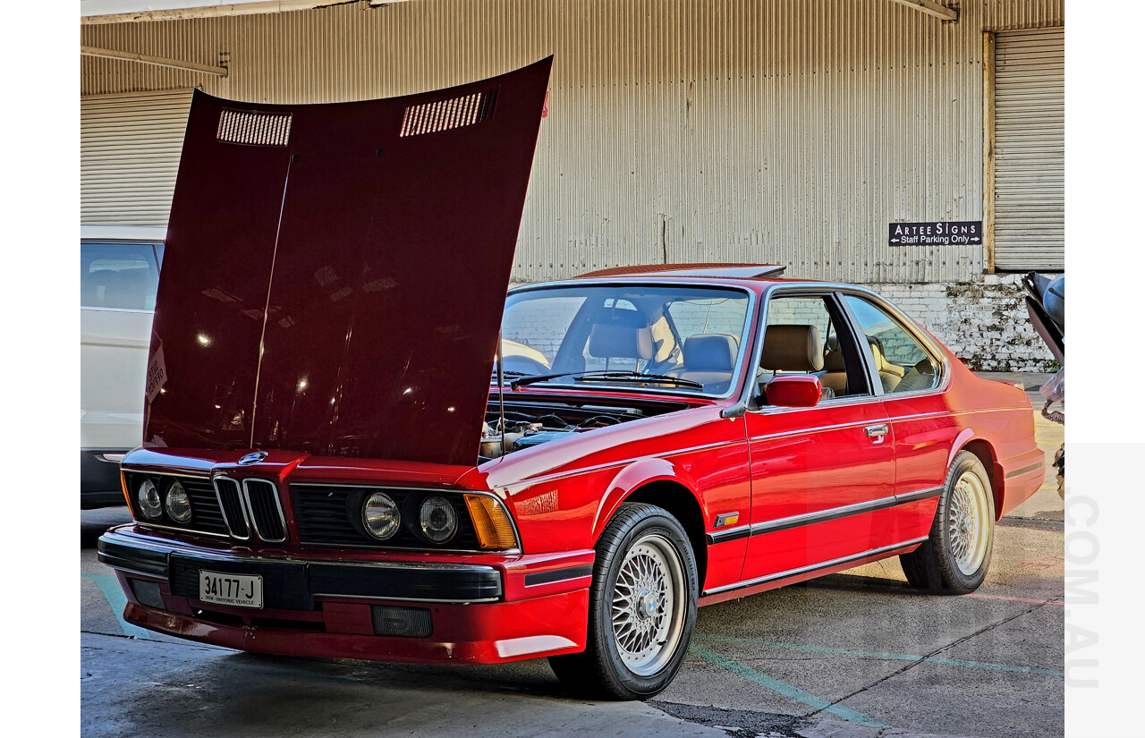 1/1989 BMW 635 CSi E24 2d Coupe Red 3.4L