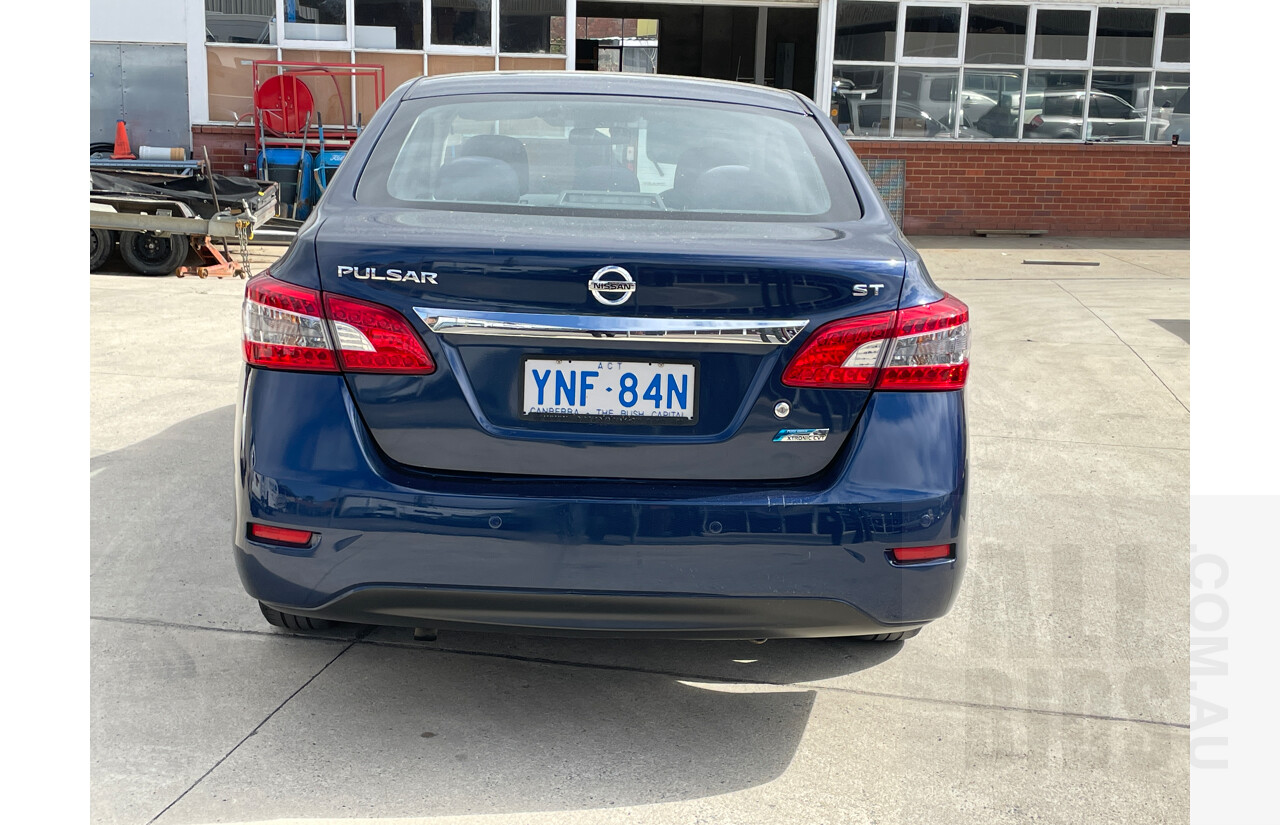 8/2014 Nissan Pulsar ST B17 4d Sedan Blue 1.8L