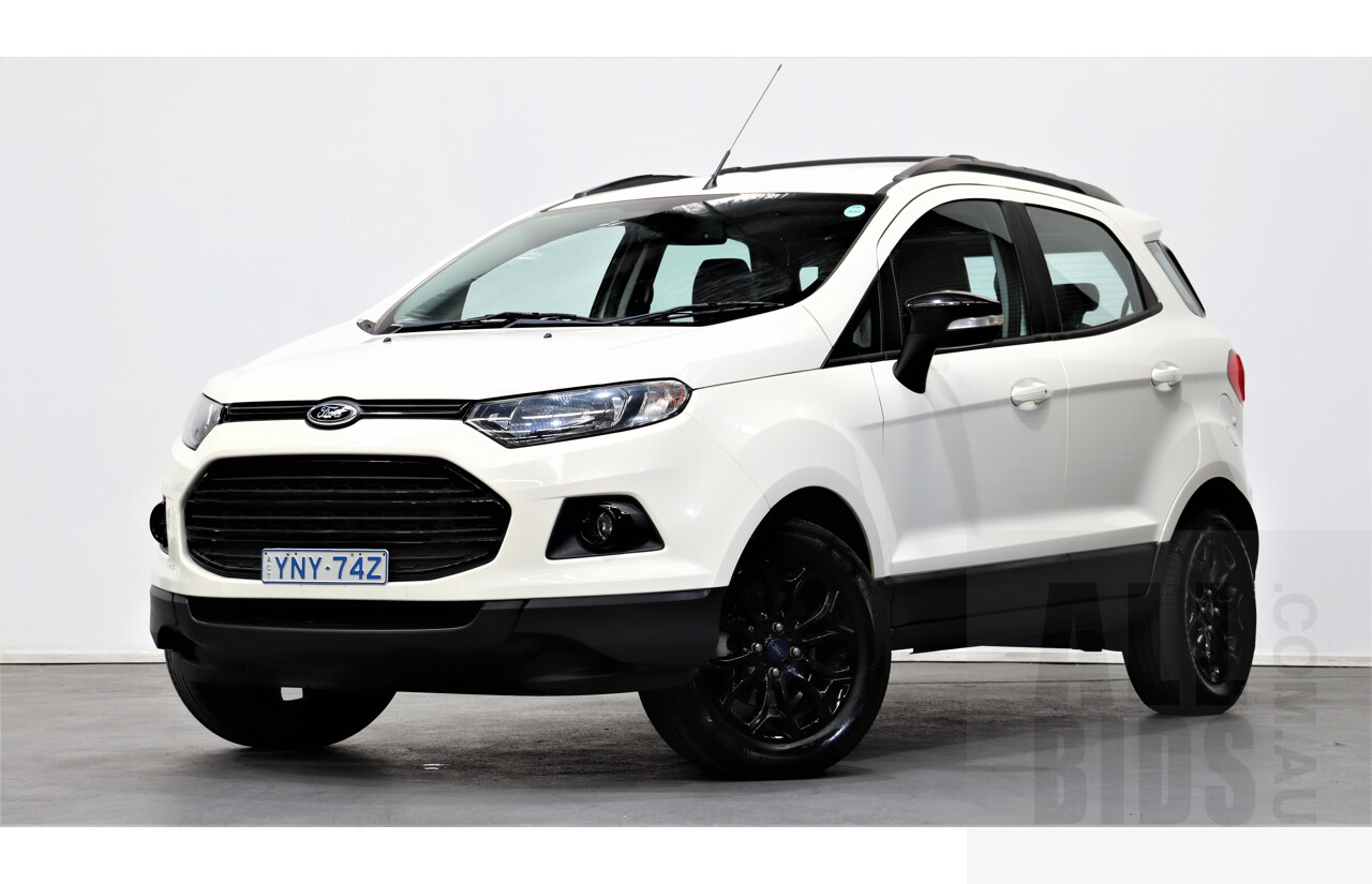 7/2016 Ford Ecosport Titanium The Shadow Edition 1.5 BK 4d Wagon White 1.5L