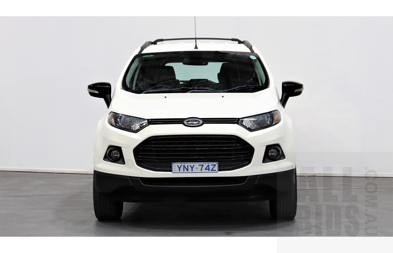 7/2016 Ford Ecosport Titanium The Shadow Edition 1.5 BK 4d Wagon White 1.5L