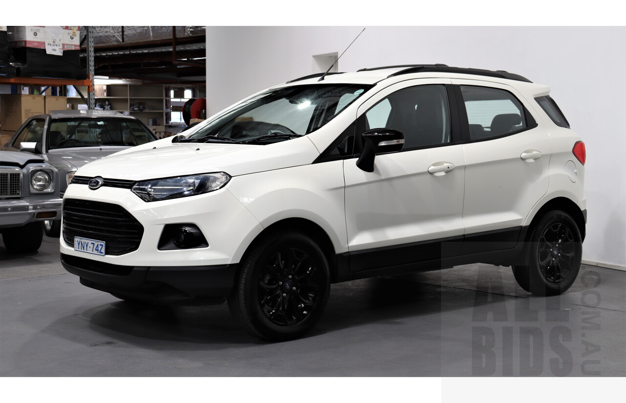 7/2016 Ford Ecosport Titanium The Shadow Edition 1.5 BK 4d Wagon White 1.5L