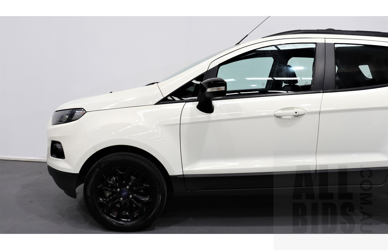 7/2016 Ford Ecosport Titanium The Shadow Edition 1.5 BK 4d Wagon White 1.5L