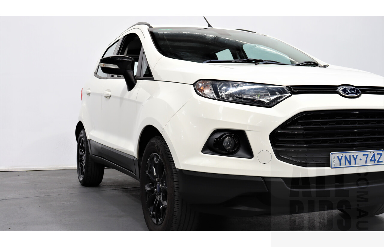 7/2016 Ford Ecosport Titanium The Shadow Edition 1.5 BK 4d Wagon White 1.5L