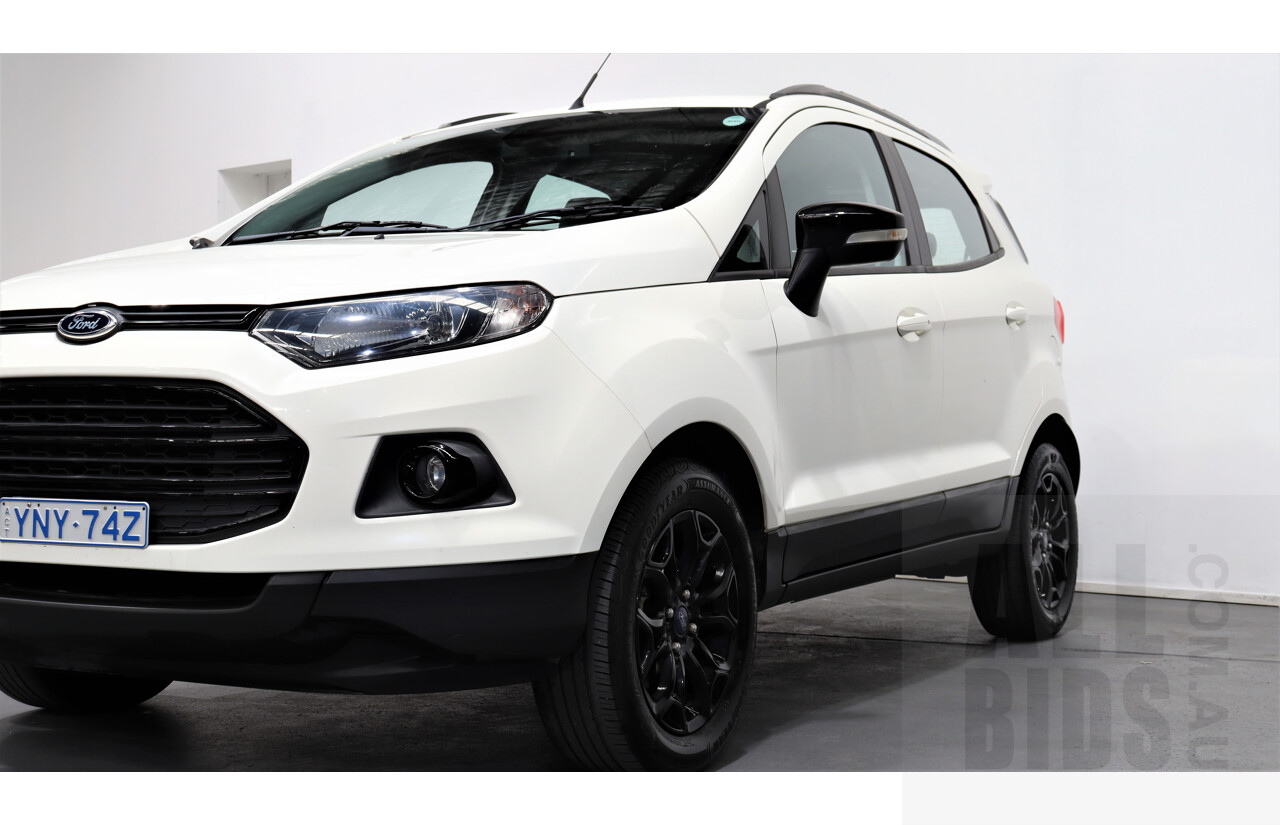 7/2016 Ford Ecosport Titanium The Shadow Edition 1.5 BK 4d Wagon White 1.5L