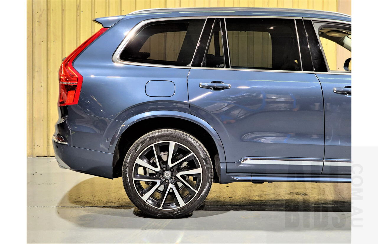12/2017 Volvo XC90 T6 2.0 Inscription 256 MY18 4d Wagon Blue 2.0L Turbo - 7 Seater