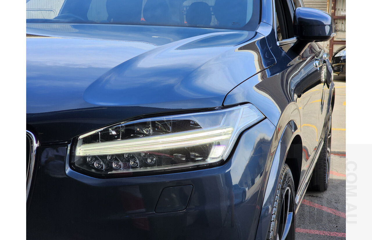12/2017 Volvo XC90 T6 2.0 Inscription 256 MY18 4d Wagon Blue 2.0L Turbo - 7 Seater