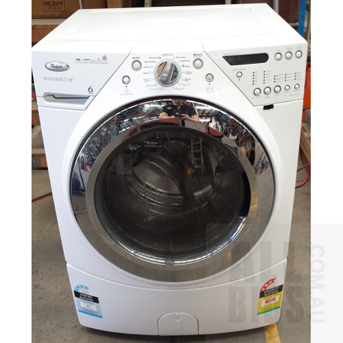 Whirlpool 10kg Sports Washer Front Loader Washing Machine