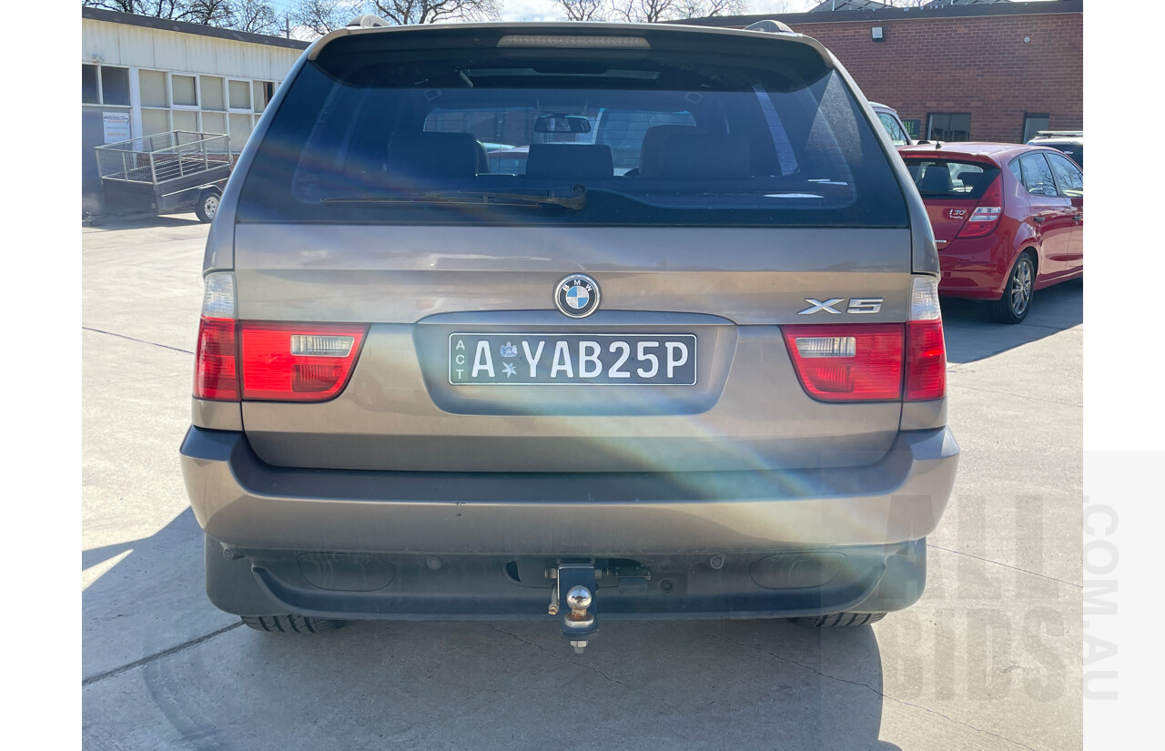 7/2004 Bmw X5 3.0d E53 4d Wagon Gold 3.0L