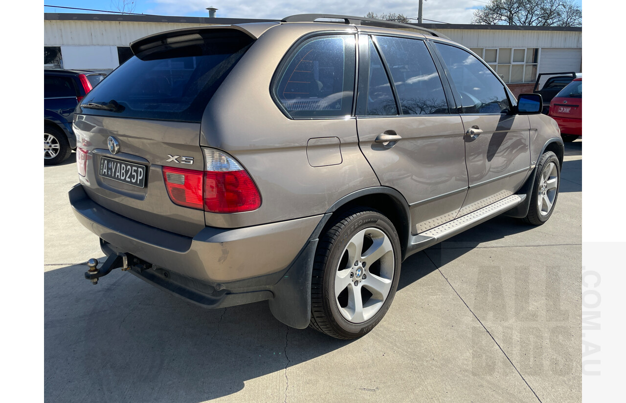 7/2004 Bmw X5 3.0d E53 4d Wagon Gold 3.0L