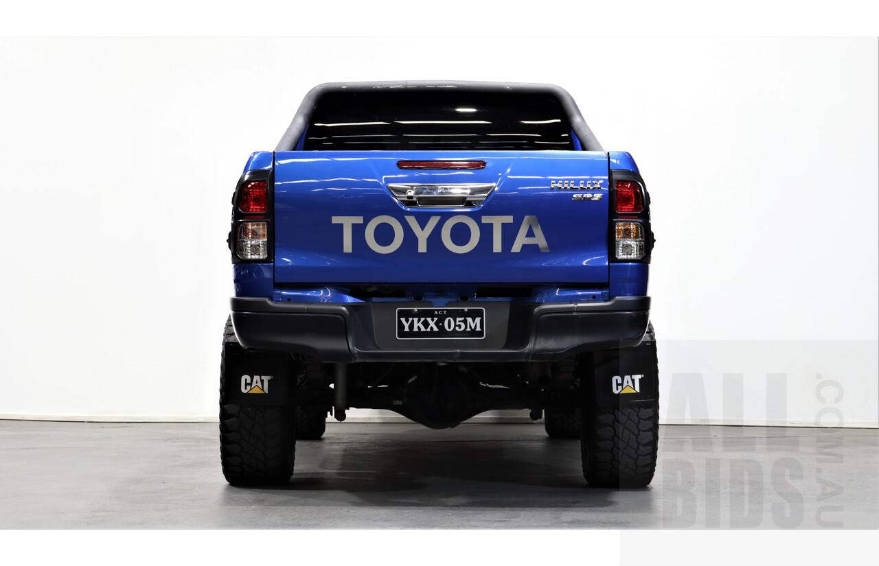 10/2015 Toyota Hilux SR5 (4x4) GUN126R Dual Cab Utility Blue 2.8L