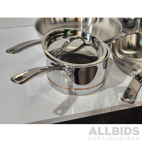 Kirkland (1119338) Signature Stainless Steel Cookware 10 Piece Set - ORP $389.98