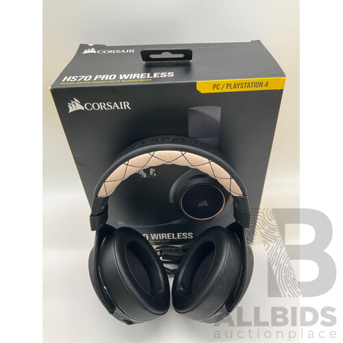 Corsair (HS70) Pro Wireless Gaming Headset Cream - ORP $177.00