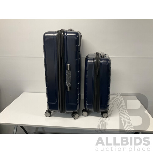 Ricardo Luggage Set 2Pc Navy Blue
