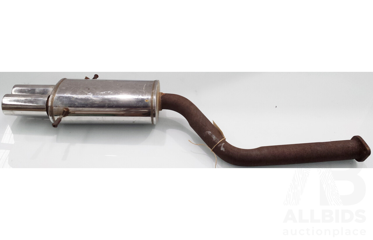 2.5 Inch Exhaust With Chrome Magnaflow Muffler