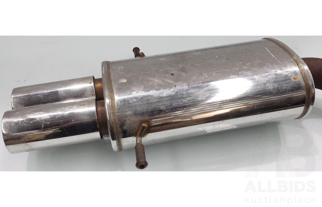 2.5 Inch Exhaust With Chrome Magnaflow Muffler