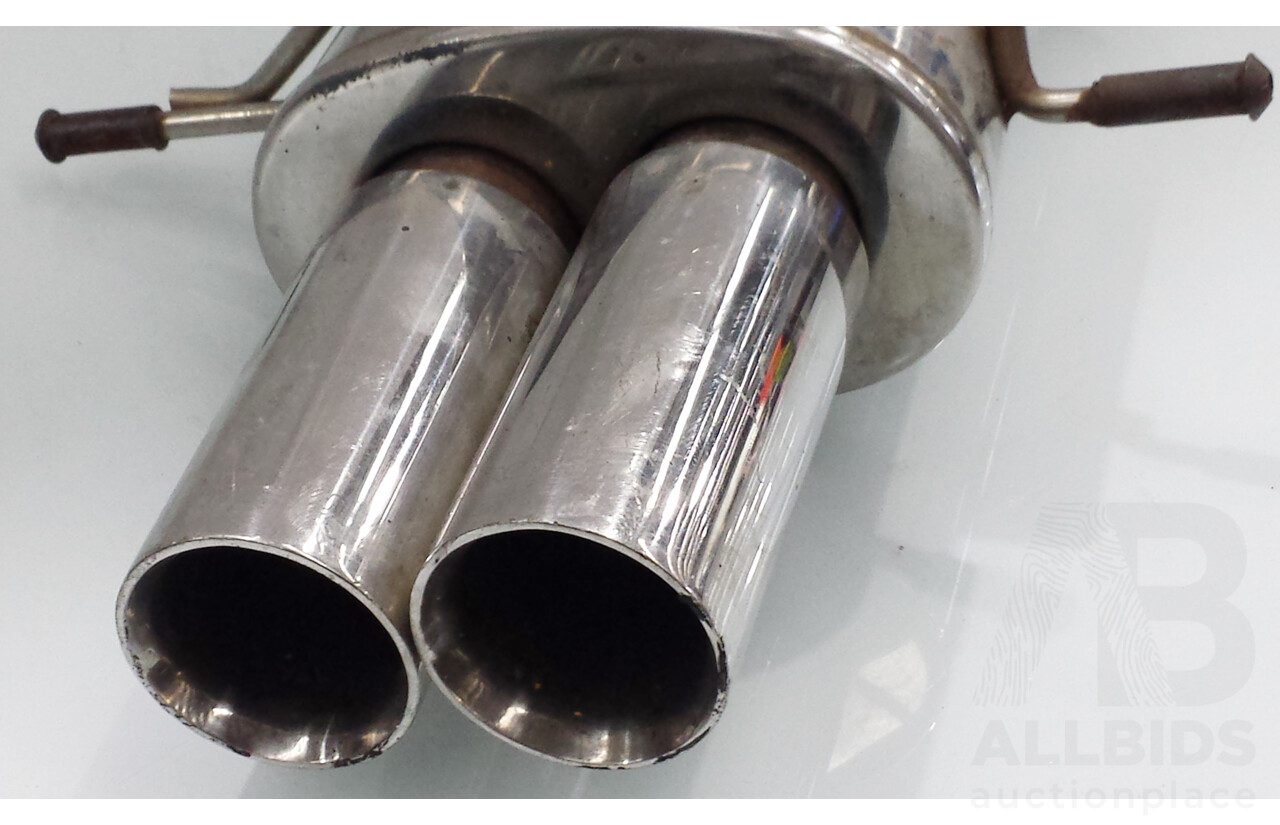 2.5 Inch Exhaust With Chrome Magnaflow Muffler