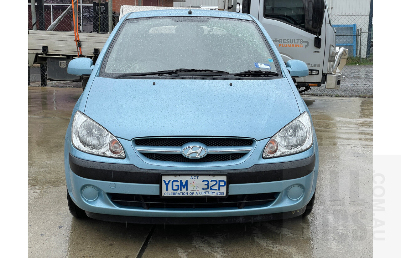 2/2008 Hyundai Getz S TB UPGRADE 3d Hatchback Blue 1.4L