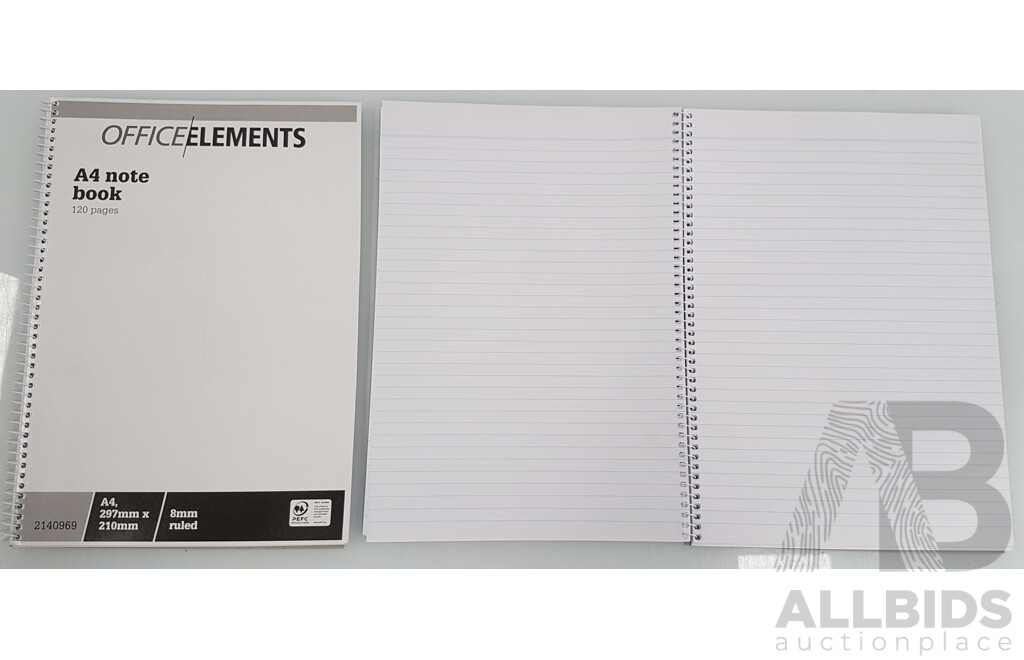 Officemax Notebook A4 Spiral Note Book (Box of 50) - Estimated Total ORP $257.50