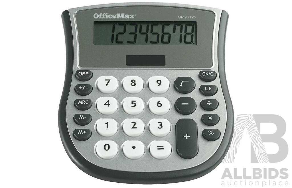 OfficeMax 8 Digit Handheld Calculator - Lot of 12 - Total ORP $142.80