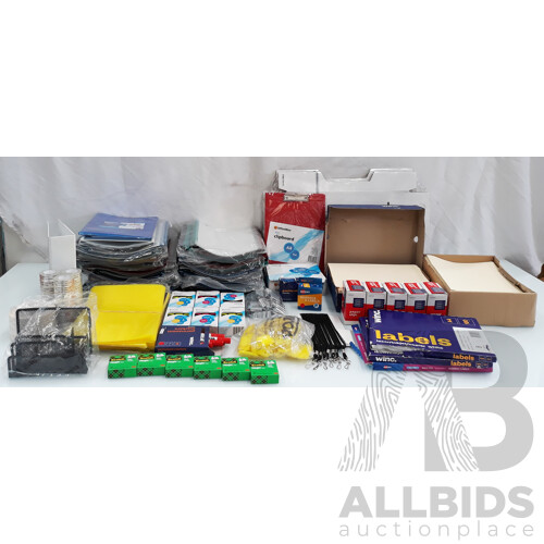 Bulk Lot of Assorted Office & Business Supplies