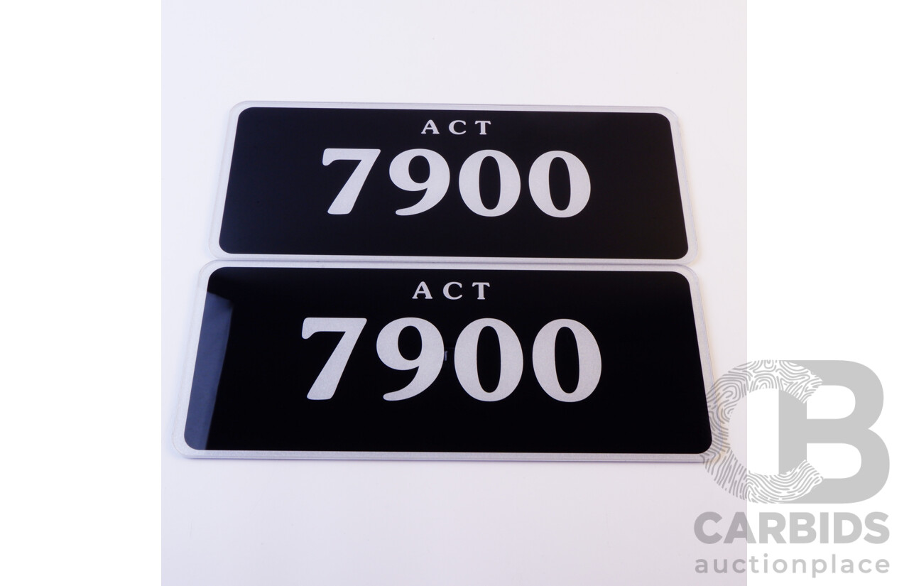 ACT 4-Digit Number Plate - 7900