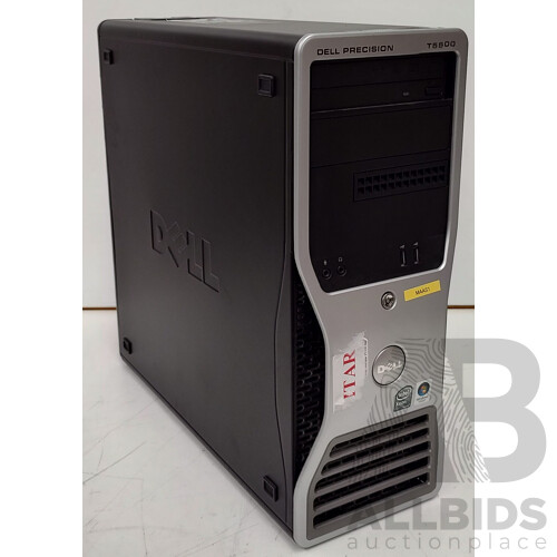 Dell Workstation T5500 Intel Xeon (E5520) 2.26GHz-2.53GHz 4-Core CPU Workstation