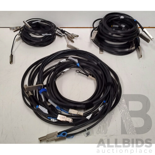 Assorted Stacking Cables - Lot of Nine