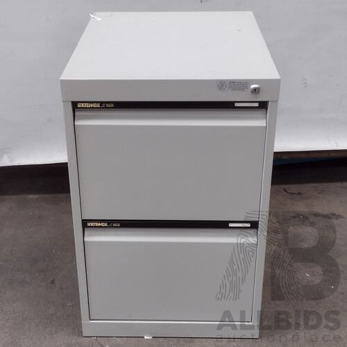 Grey Lockable Filing Cabinet