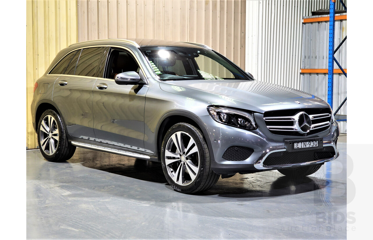 2/2016 Mercedes Benz GLC 250 W253 4d Wagon Grey 2.0L