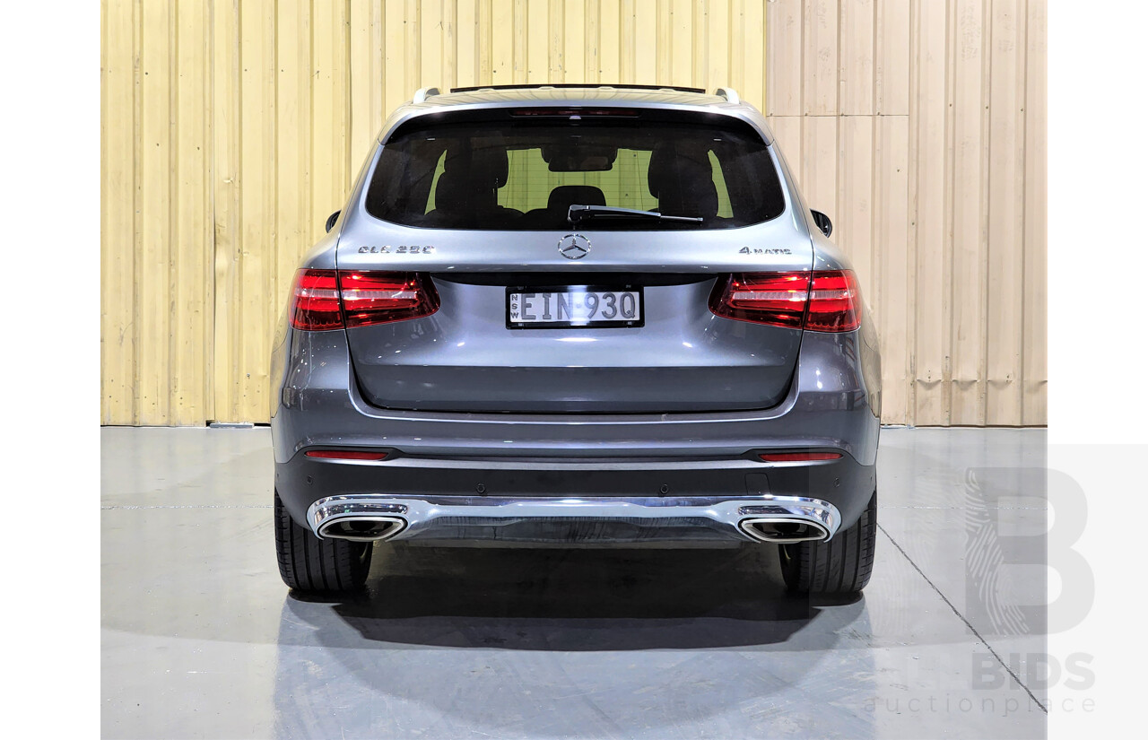 2/2016 Mercedes Benz GLC 250 W253 4d Wagon Grey 2.0L