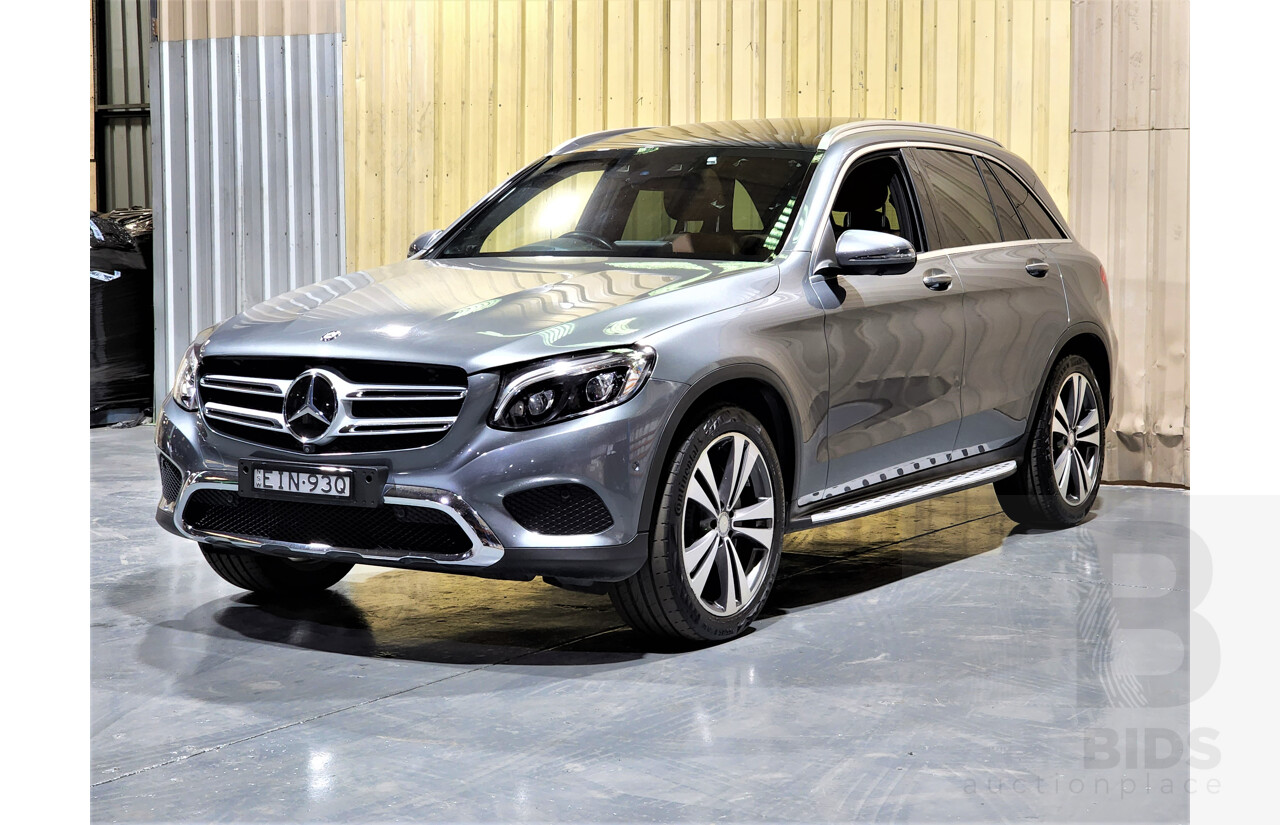 2/2016 Mercedes Benz GLC 250 W253 4d Wagon Grey 2.0L