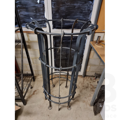 Ornate Steel Fabricated Tree Surrounds - Approx. 14