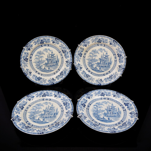 Four Antique Royal Doulton Cabinet Plates