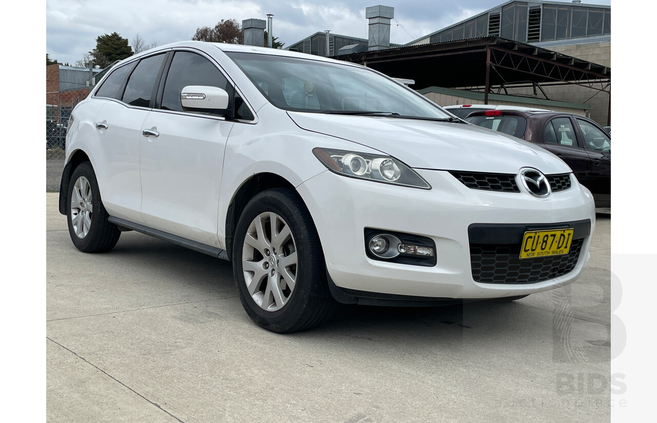 8/2007 Mazda Cx-7 Luxury (4x4) ER 4d Wagon White 2.3L