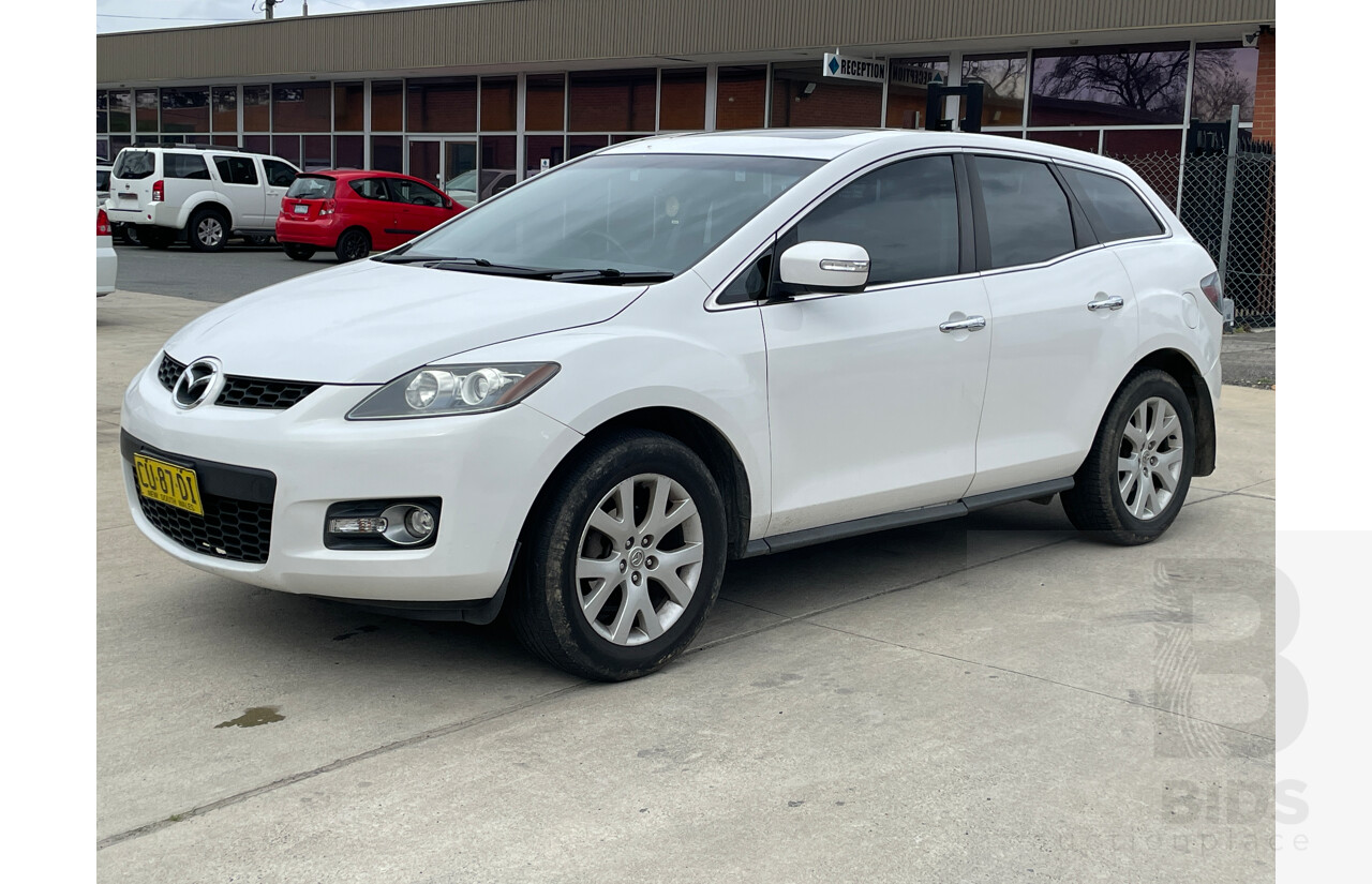 8/2007 Mazda Cx-7 Luxury (4x4) ER 4d Wagon White 2.3L