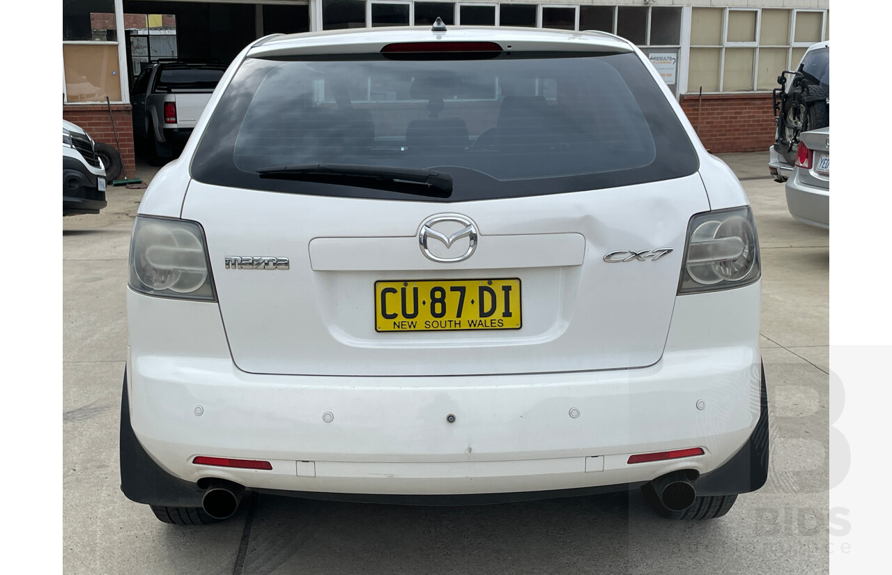 8/2007 Mazda Cx-7 Luxury (4x4) ER 4d Wagon White 2.3L