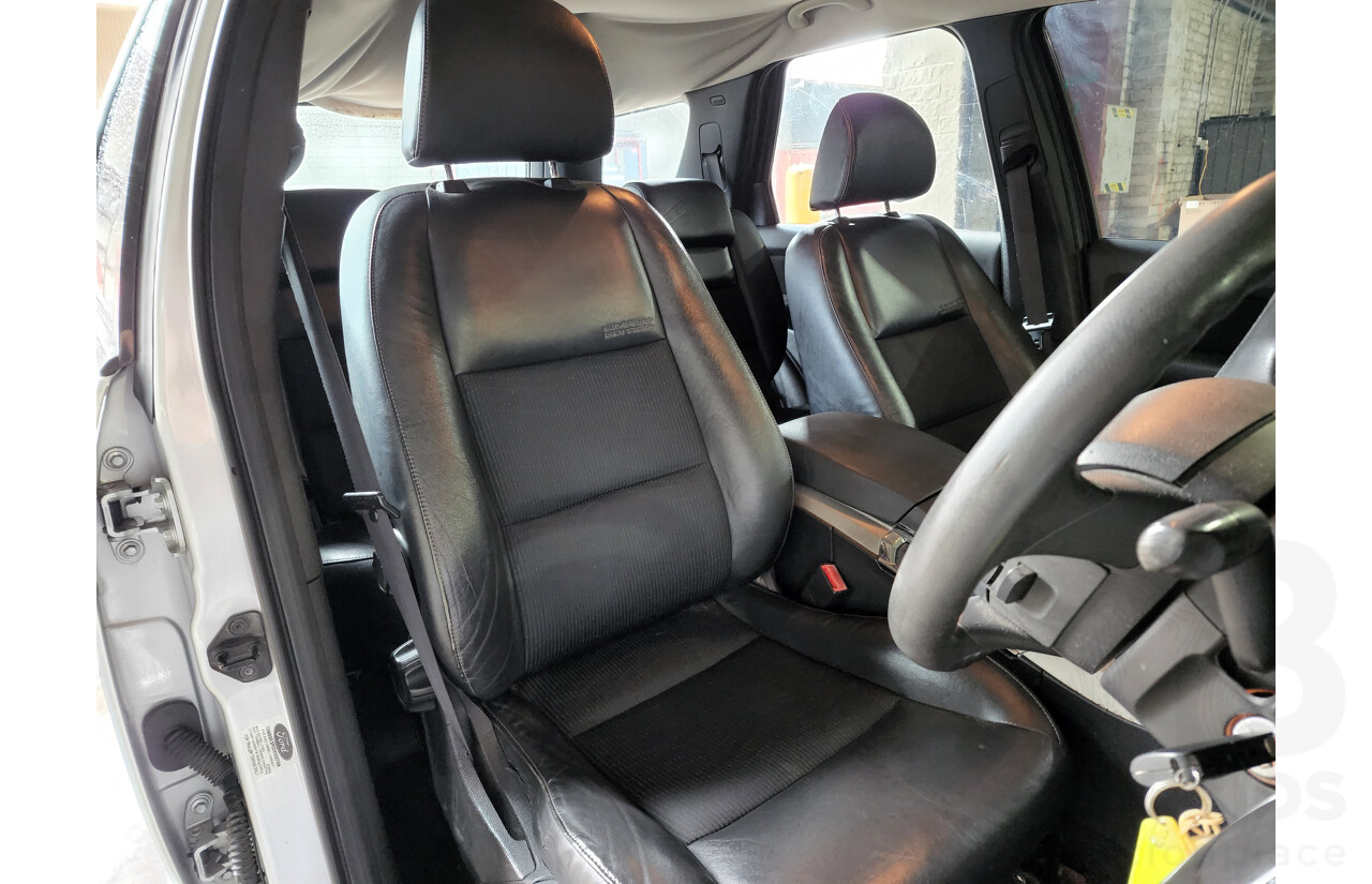 8/2011 Ford Territory TS (RWD) SZ Limited Edition 4d Wagon Silver 4.0L - 7 Seater