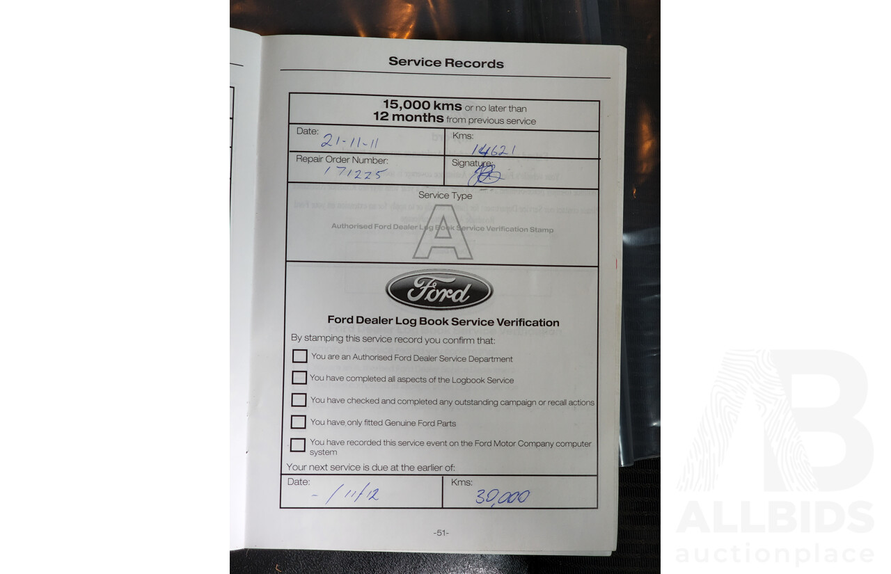 8/2011 Ford Territory TS (RWD) SZ Limited Edition 4d Wagon Silver 4.0L - 7 Seater