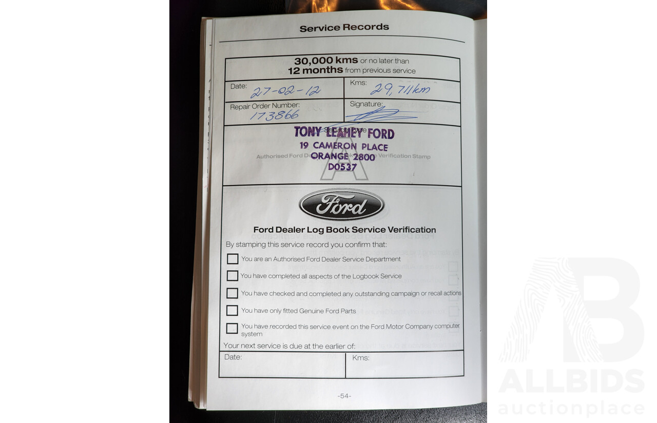 8/2011 Ford Territory TS (RWD) SZ Limited Edition 4d Wagon Silver 4.0L - 7 Seater