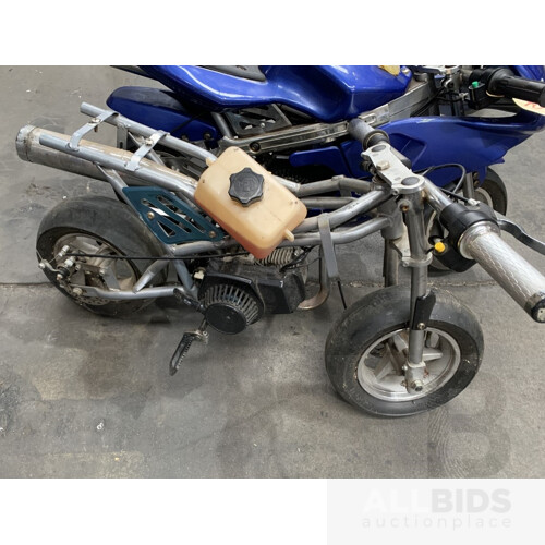 49cc 2-Stroke Pocket Rocket - With Spare Bike For Parts