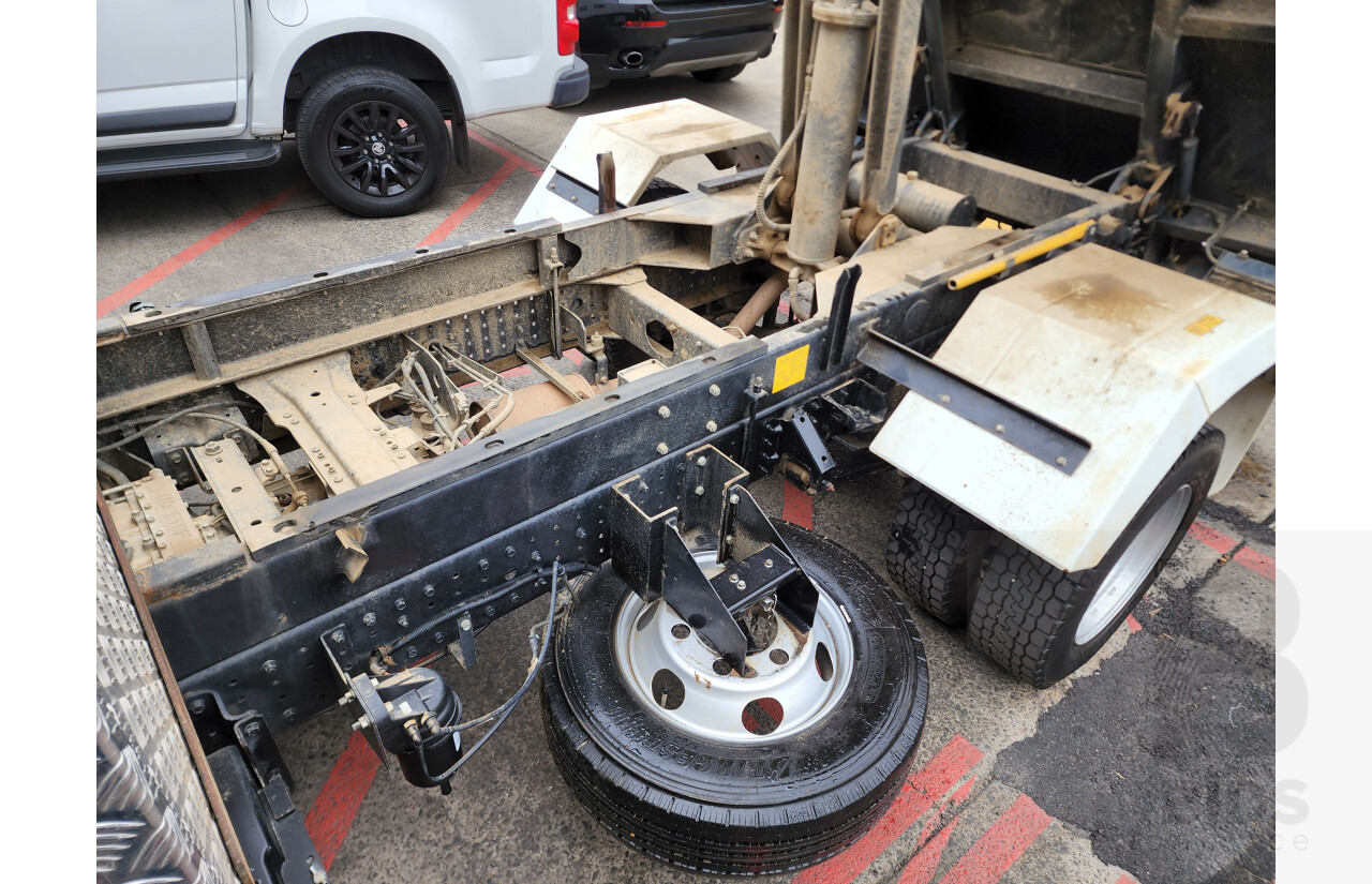 7/2020 Mitsubishi Fuso 815 TF Canter NB2 Tipper Truck 2d White 3.0L Turbo Diesel