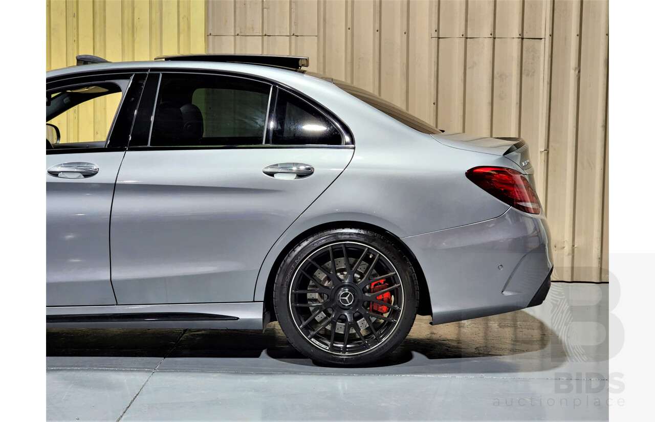 5/2016 Mercedes Benz C63 S AMG 205 4d Sedan Gunmetal Grey 4.0L Twin Turbo V8