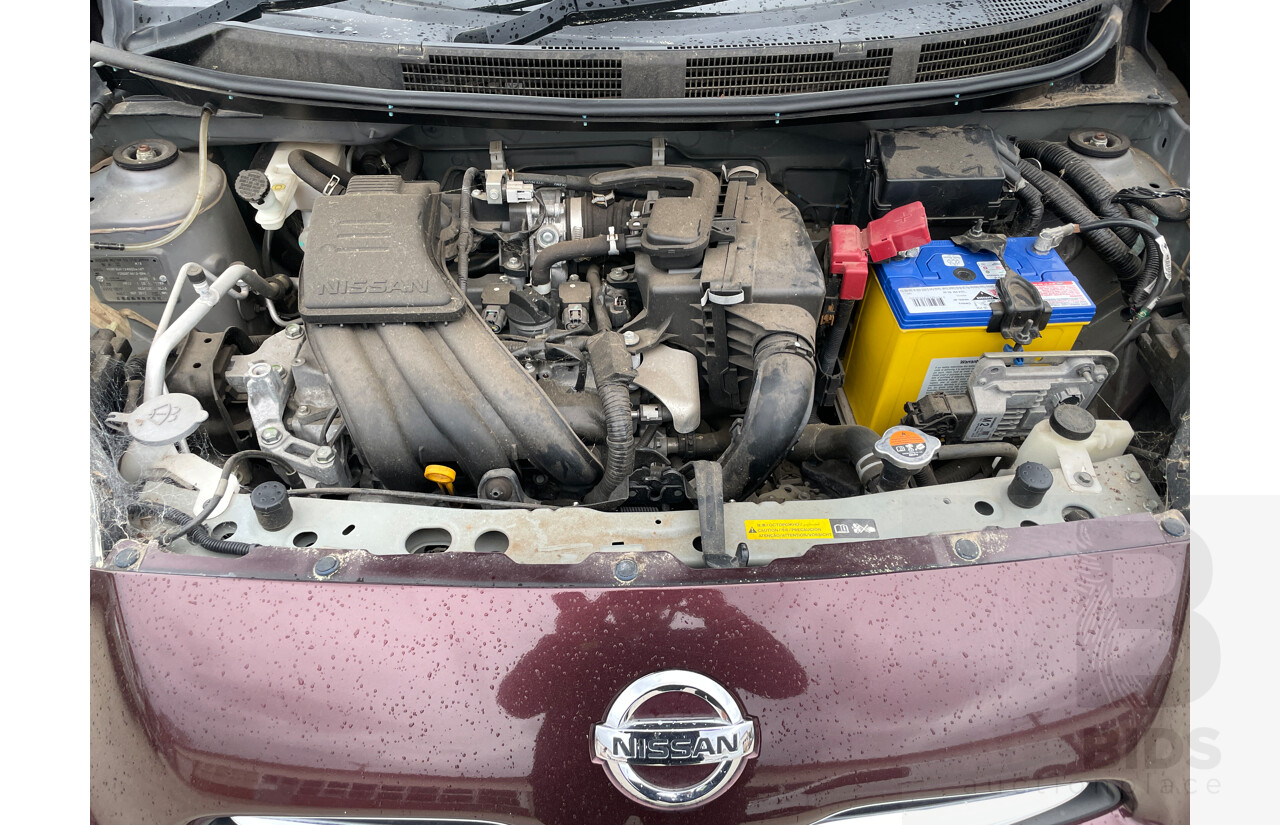 10/2012 Nissan Micra ST K13 5d Hatchback Maroon 1.2L