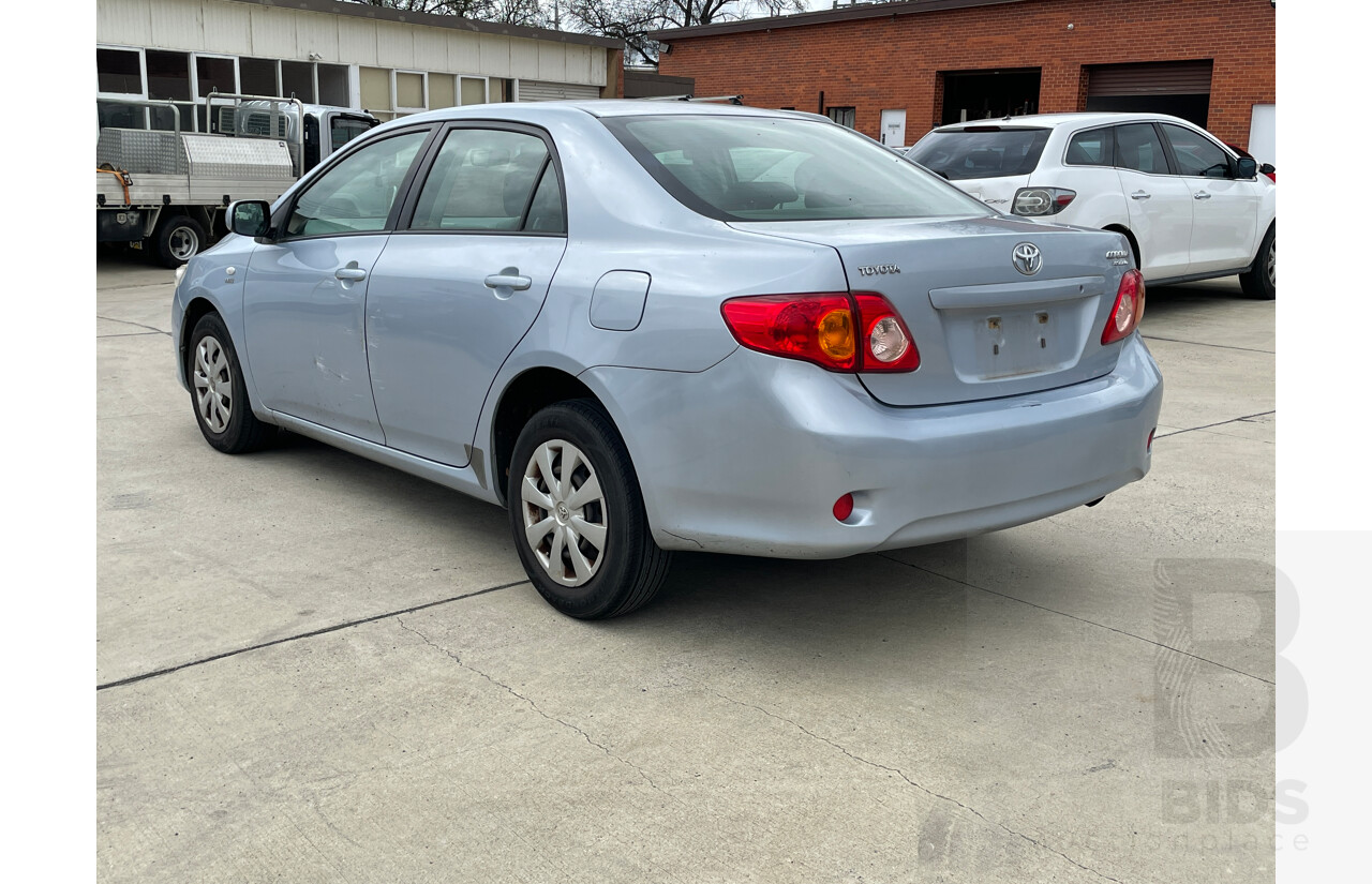 3/2010 Toyota Corolla Ascent ZRE152R MY09 4d Sedan Blue 1.8L