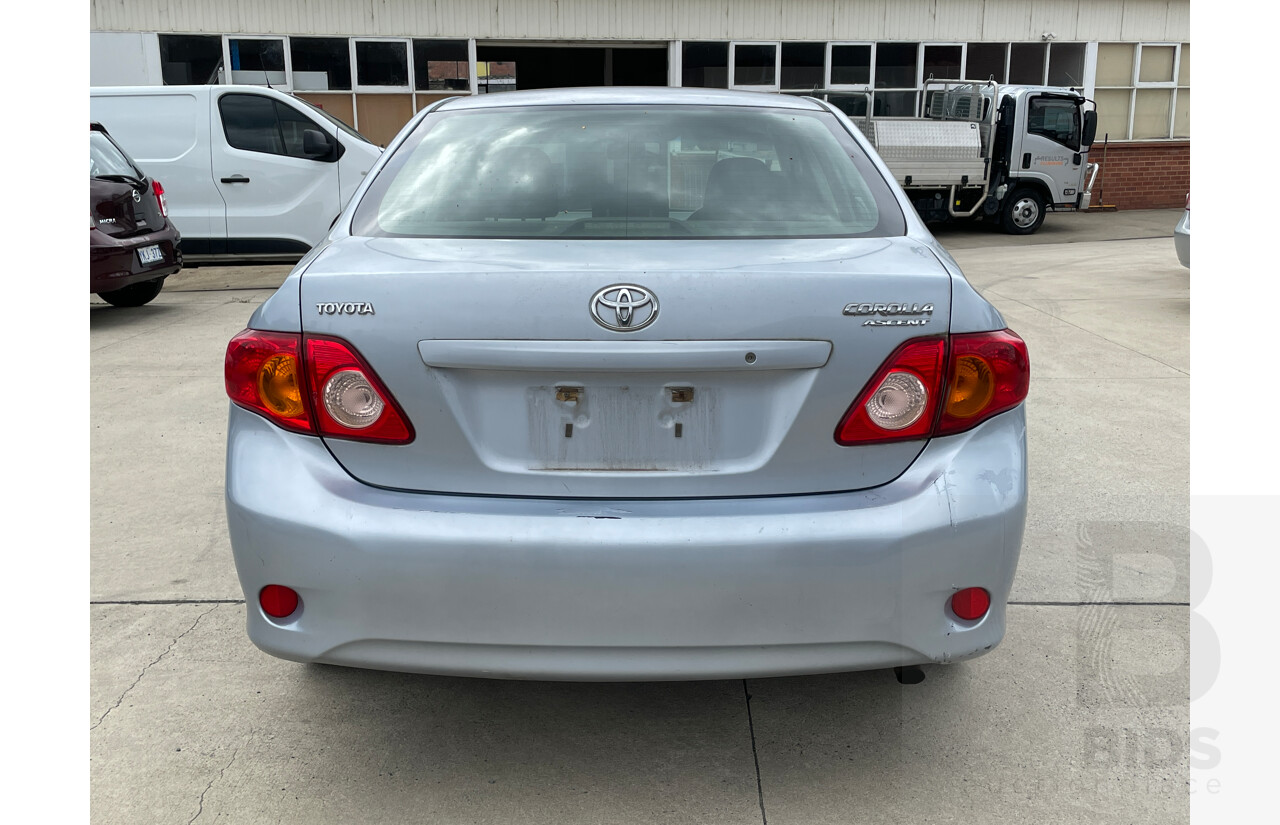 3/2010 Toyota Corolla Ascent ZRE152R MY09 4d Sedan Blue 1.8L