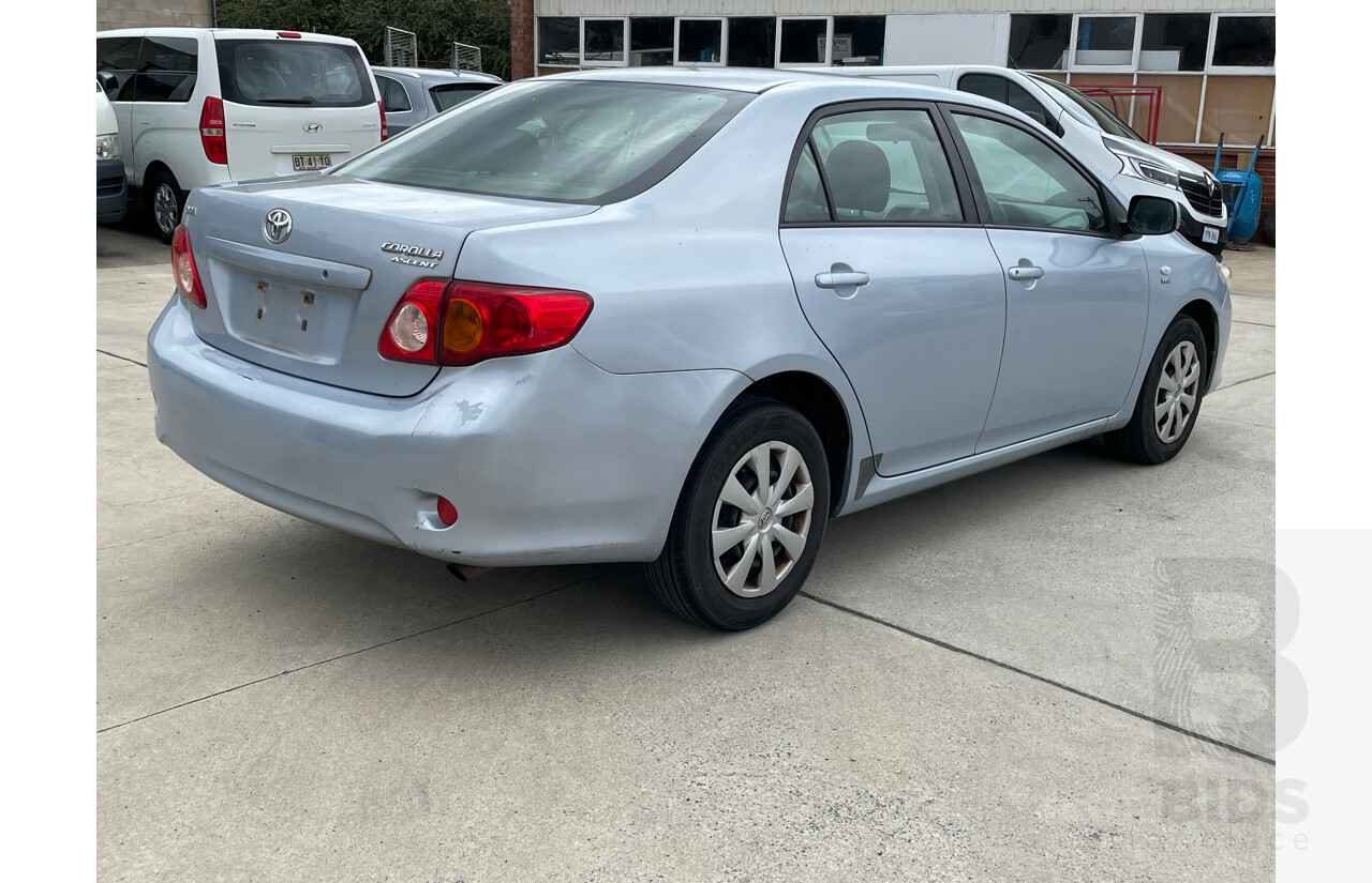 3/2010 Toyota Corolla Ascent ZRE152R MY09 4d Sedan Blue 1.8L