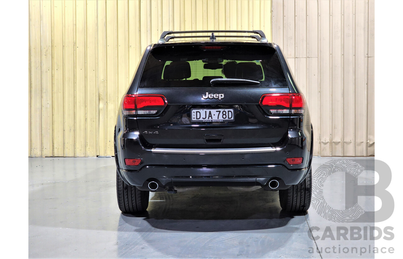 6/2016 Jeep Grand Cherokee 75TH Anniversary (4x4) WK 4d Wagon Black 3.6L