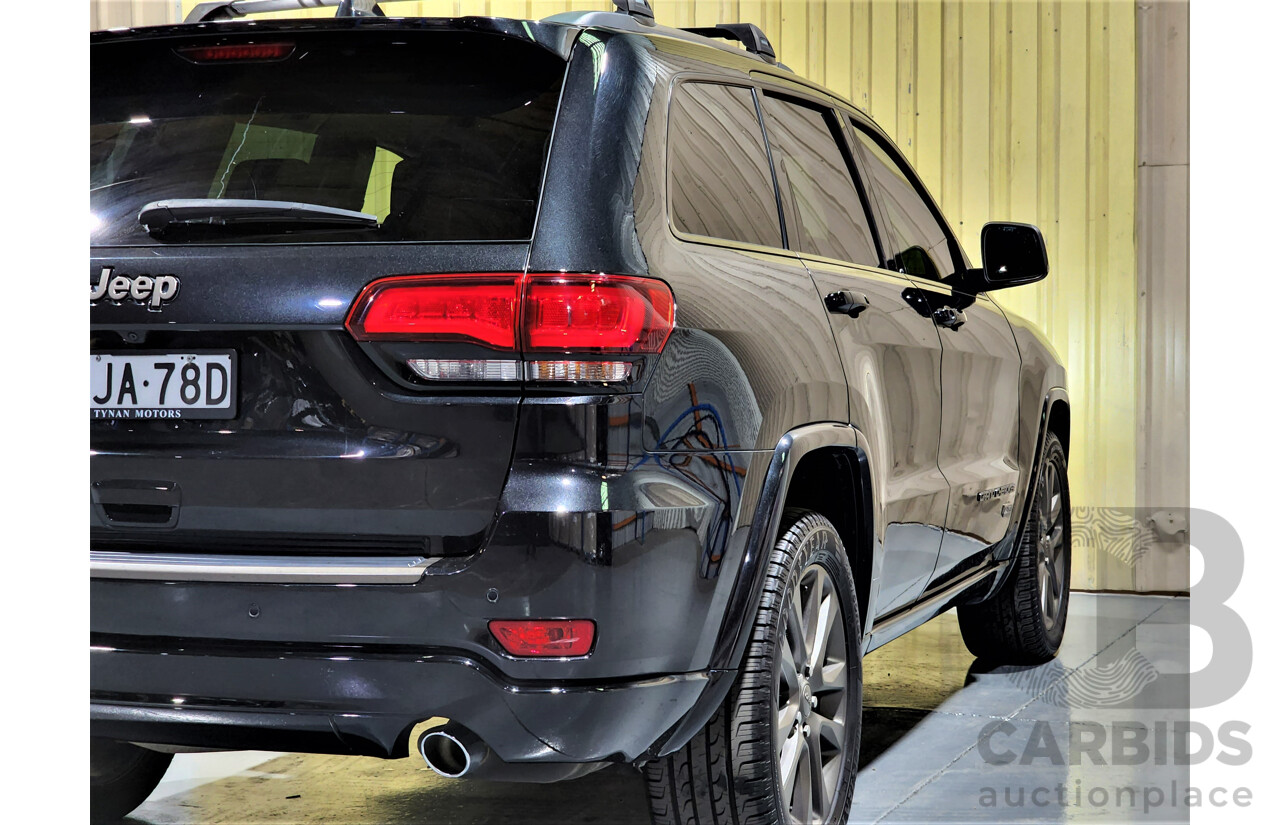 6/2016 Jeep Grand Cherokee 75TH Anniversary (4x4) WK 4d Wagon Black 3.6L