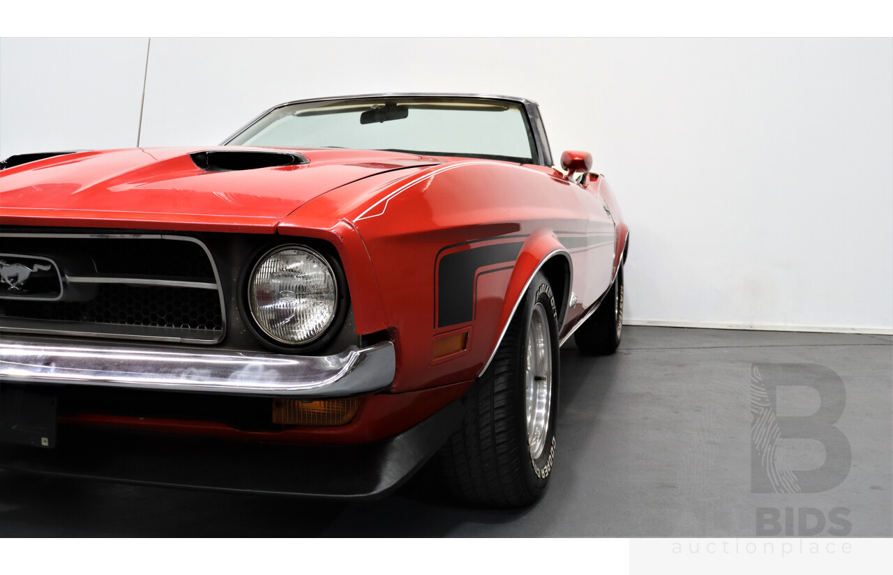 1/1971 Ford Mustang 2d Convertible Red 5.8L V8