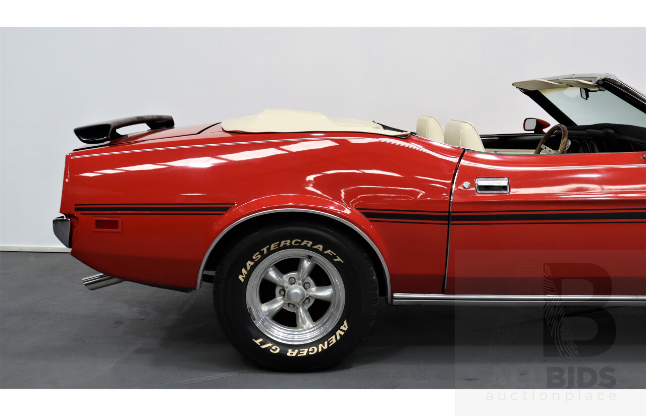 1/1971 Ford Mustang 2d Convertible Red 5.8L V8